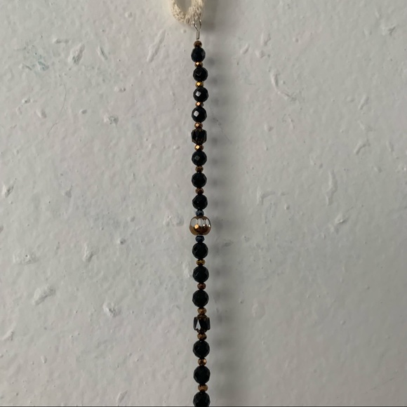 Vintage Crystal Hanging Drop w Bead Wall / Car - Picture 8 of 16